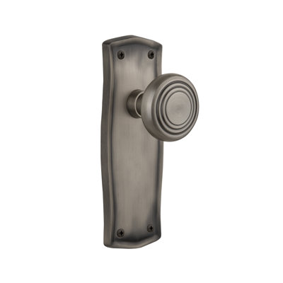 Prairie Plate with Deco Door Knob