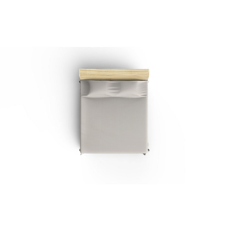 Couvre-lit 100% coton Fisher, Couvre-lit 79 po x 94 po, Crème