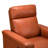 Westdale 36.02'' W Genuine Leather Power Standard Recliner with Solid Wood Legs-1727885644