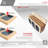 18 inch Over the Sink Divided Serving Board with 3 Collapsible Containers