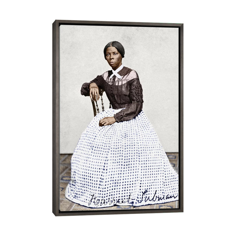« Harriet Tubman (C1823-1913) » par Benjamin Powelson-impression, H 26 po x l 18 po x 1,5 po, Pas de tapis