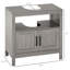 Armoire de rangement à piédestal Kleankin-1452416705