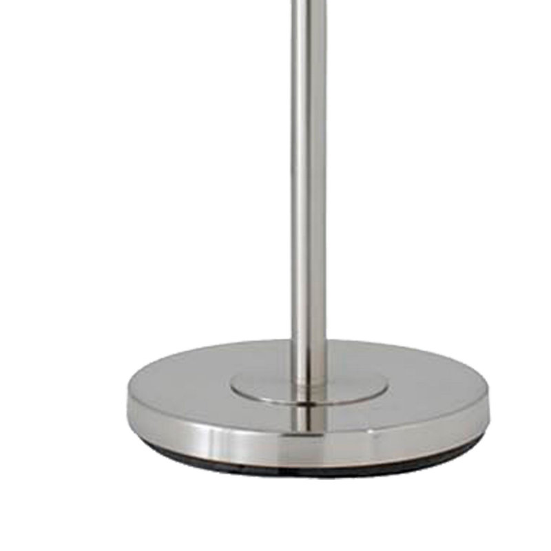 Yassiel 60'' Silver Swing Arm Floor Lamp