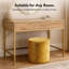 40cm Wide Round Floral Pouffe Ottoman