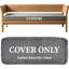 Housse de coussin de taille personnalisée H 10 po, housse de coussin de banc / chaise remplaçable-593969803-593984877