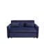 Canapé-lit futon, canapé-lit multifonctionnel en velours côtelé 3 en 1, dossier et oreillers réglables, canapé-lit convertible pour le salon, chambre à coucher