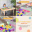 Boîte à lumière en caoutchouc massif - Jeu de reconnaissance de couleurs interactif pour enfants