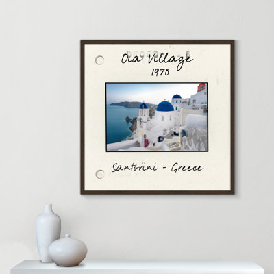 Santorini Grèce - reproduction du lever du soleil par Danita Delmont