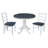 Gadmann Pedestal Extendable Solid Wood Dining Set-81371308-110887677