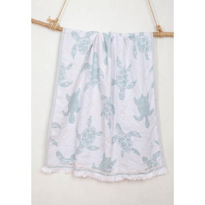 Serviette de plage 100% coton Scales