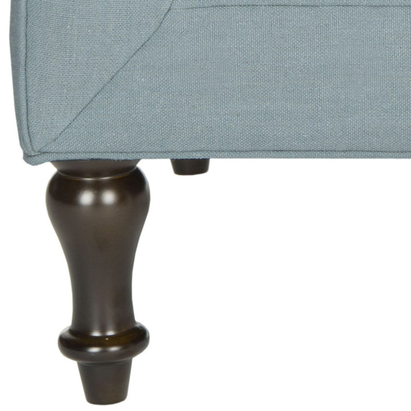 Urbanski Upholstered Chair And A Half, Sky Blue Velvet