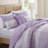 4 PCS Seersucker Quilt Set With Throw-119059479