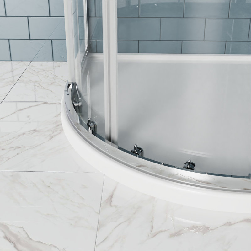Adnaan 80cm x 80cm x 190cm Quadrant Shower Enclosure