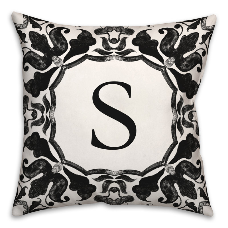  Housse et insert de coussin carré extérieur P Monogram, S