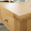 Cooksey Fully Assembled 2 Drawer Coffee Table Oak Finish-255686814