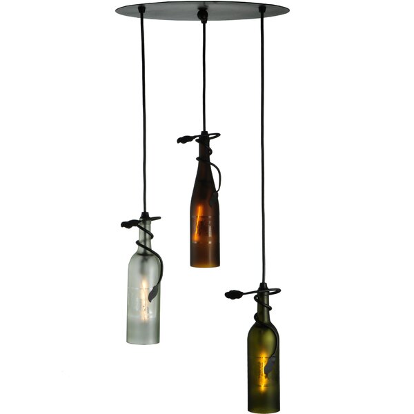 Wine Bottle Pendant Light