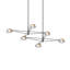 Ray 67.75" 6-Light 3000K Dimmable Integrated LED Chandelier by The Lifestyled Co for Sonneman-1301359533-1301359535