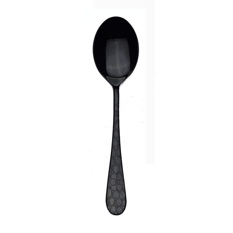 Cuillère Coccodrillo, Or noir