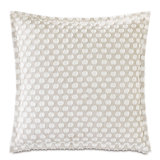 Amberlynn Embroidered Cotton Blend Reversible Throw Pillow