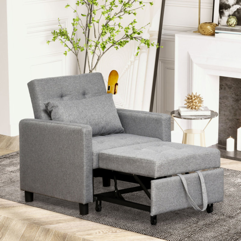 Fauteuil inclinable avec repose-pieds Erémie