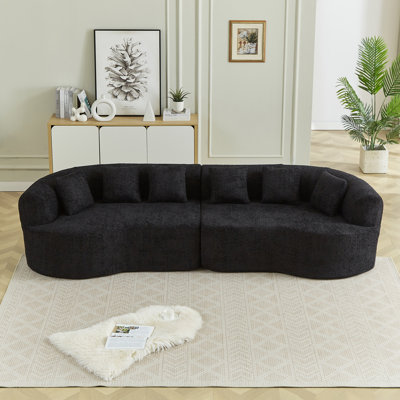 Canapé modulaire en chenille 111,5 pouces Compression