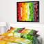 « fruits à baies et collage vegie », reproduction d’impression sur toile tendue encadrée-26670381