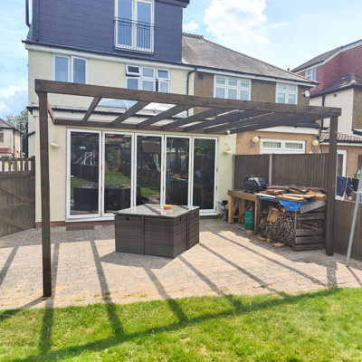 Baudi Solid Wood Pergola