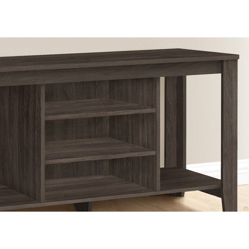 Tv Stand, 48 Inch, Console, Media Entertainment Center, Storage Shelves, Brown