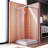 36'' x 72'' Framed Square Sliding Shower Enclosure with Shower Base-107233704