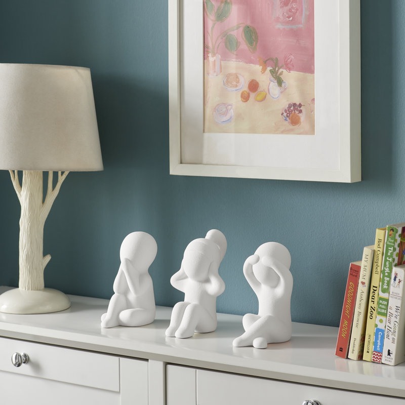 Ensemble de trois figurines décoratives Hans Hans