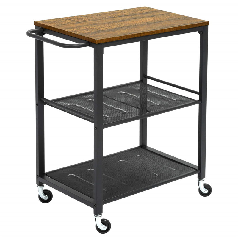 Alissah Metal Bar Cart
