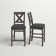 Wasdale Upholstered Counter Stool with Solid Wood Frame