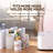 HTVRONT Automatic  Heat Press Machine Light Blue &Automatic Mug Heat Press Machine White