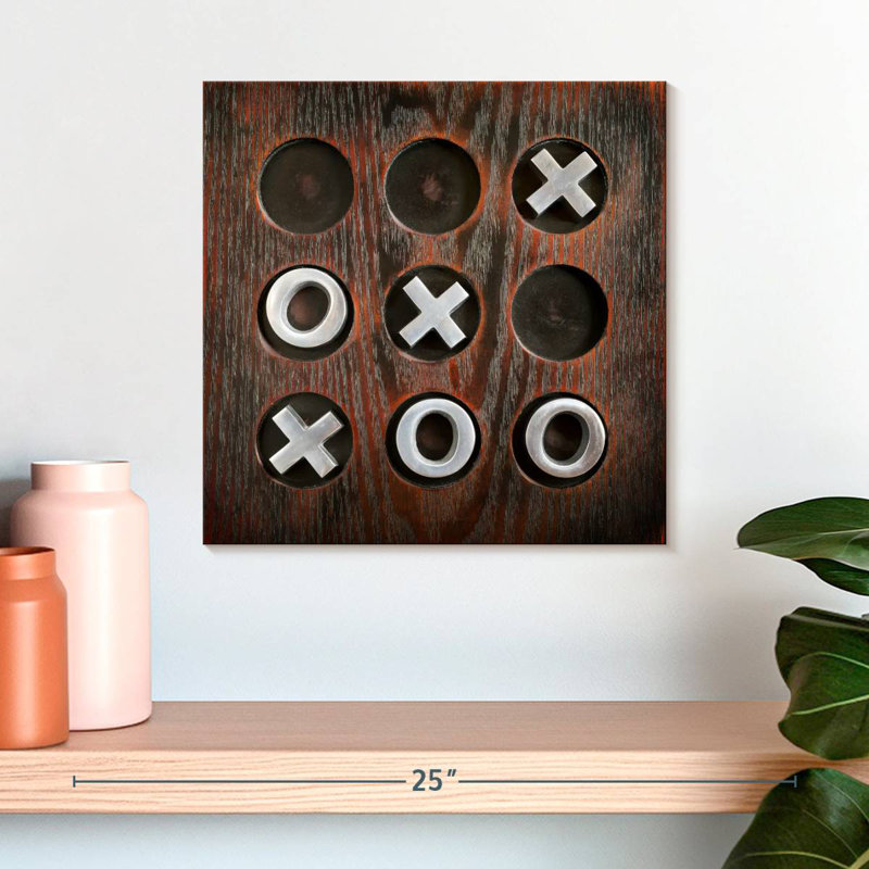 Tic Tac Toe Senne, H 16 po x l 16 po