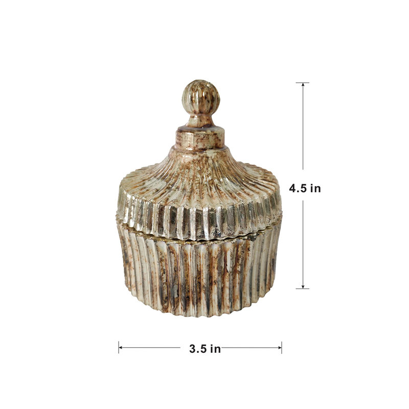 Bougie parfumée en pot avec support en verre