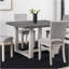 Table de salle à manger style transitionnel 1pc-2053531798