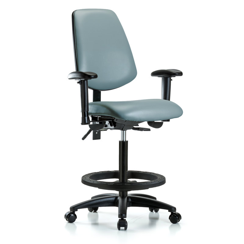 Chaise de travail ergonomique Kyell, Roulettes, Tempête, Oui