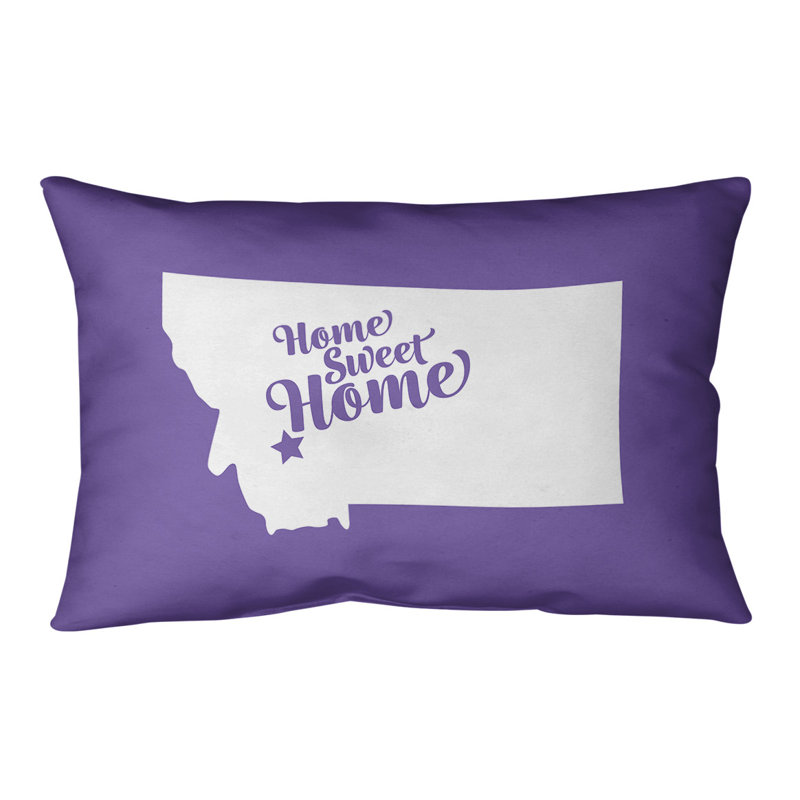 Coussin lombaire intérieur/extérieur doux pour la maison, Butte, Mauve