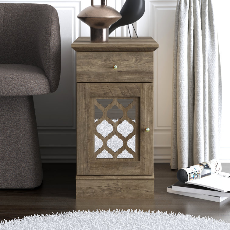 Korbin 1 Door End Table With Drawer