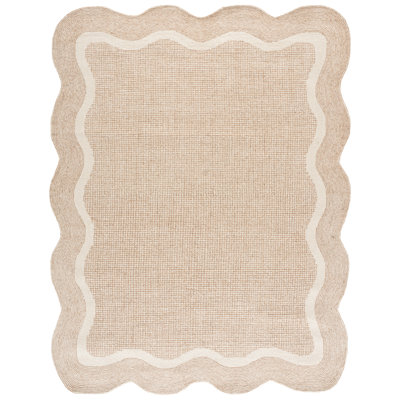 Ébène Neruda 536 touffeté à la main 80% laine Tapis géométrique 20% coton