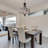 5-Light Black Drum K9 Crystal Chandelier-725459489