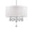 Venito 3 - Light Glass Dimmable Drum Chandelier