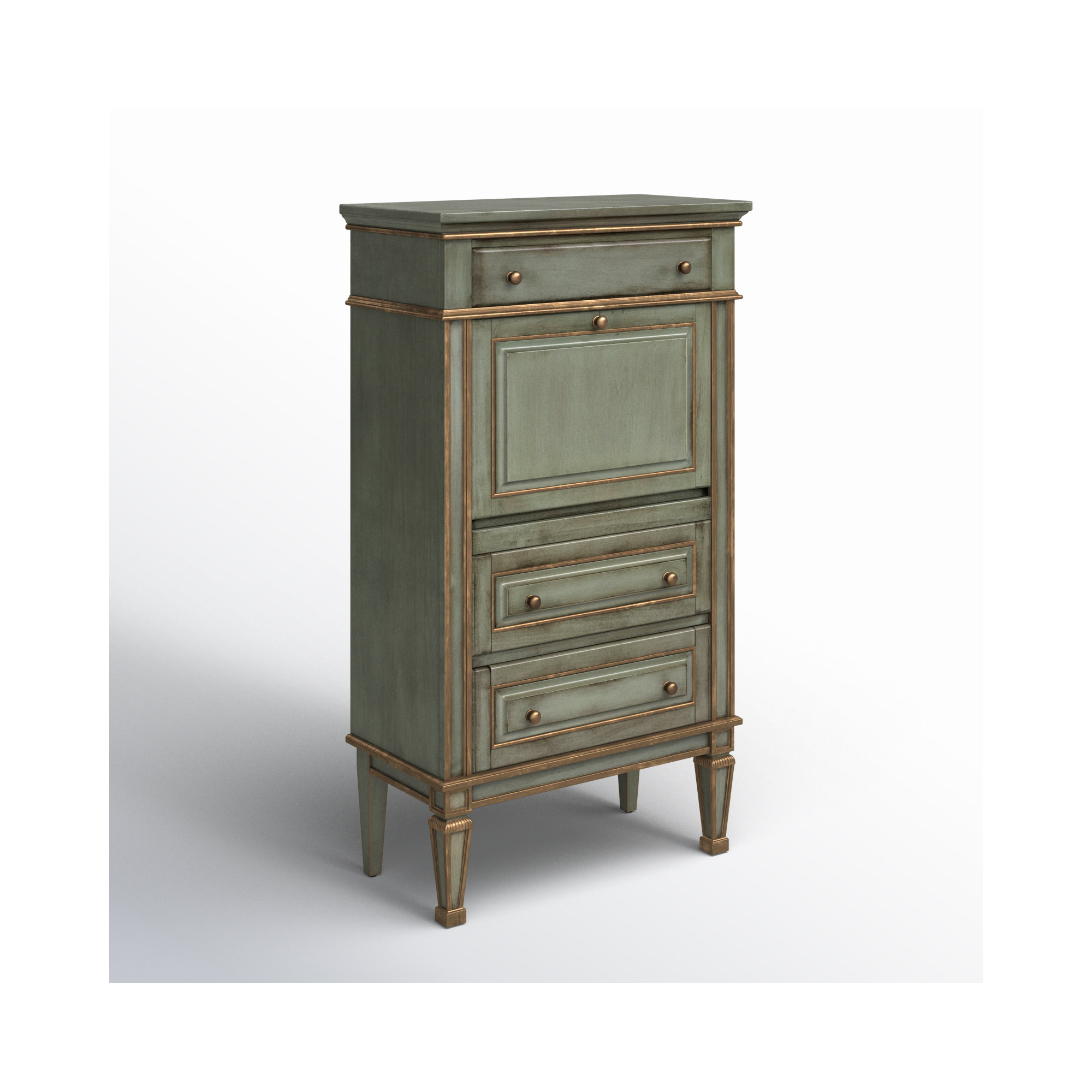 Valmont Storage Cabinet, Green