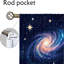 Rideaux filtrant la nébuleuse tourbillonnante 2PCS Galaxy-1480055612