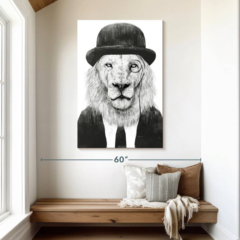 Brampt Sir Lion, 48" H x 32" W