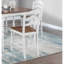 White 5-Pc Counter Height Dining Set Dining Table 4 X Chairs Natural Wood Grain Look Table Top Classic Dining Room