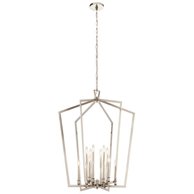 12 - Light Lantern Geometric Chandelier