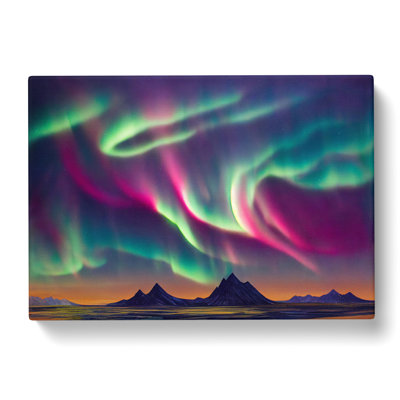 Grand Northern Lights - Wrapped Canvas