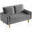 Delicat 58.46'' Velvet Loveseat-1475972683