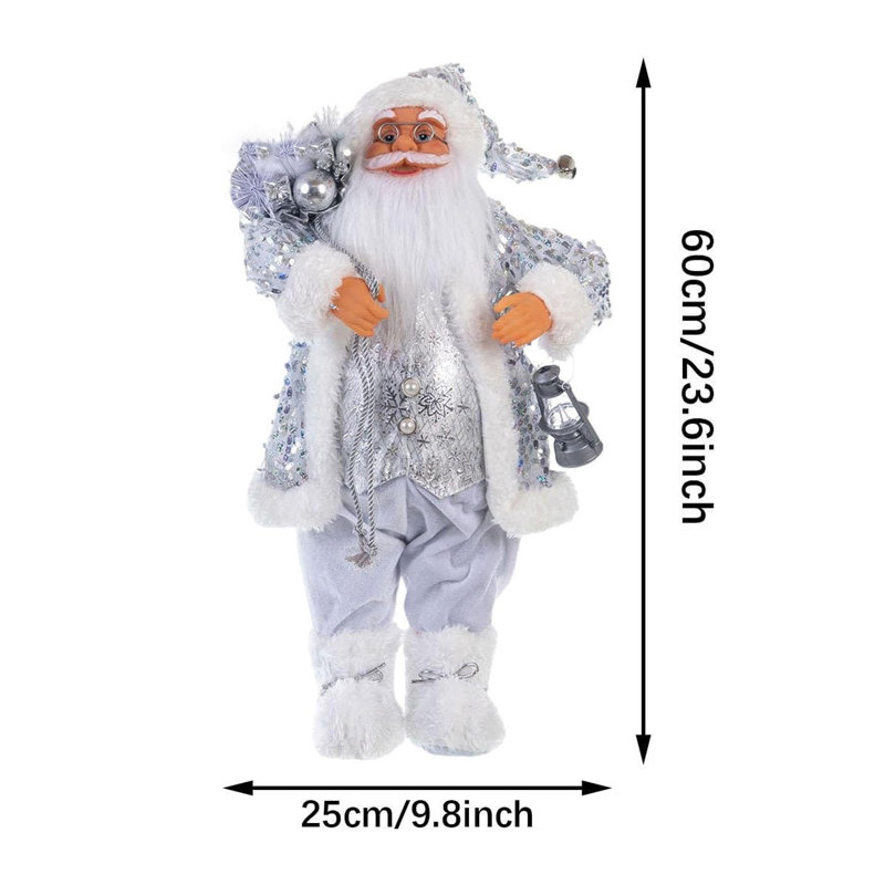 Lanterne de Noël de Noël, H 23,6 po x l 14,2 po x P 7,1 po